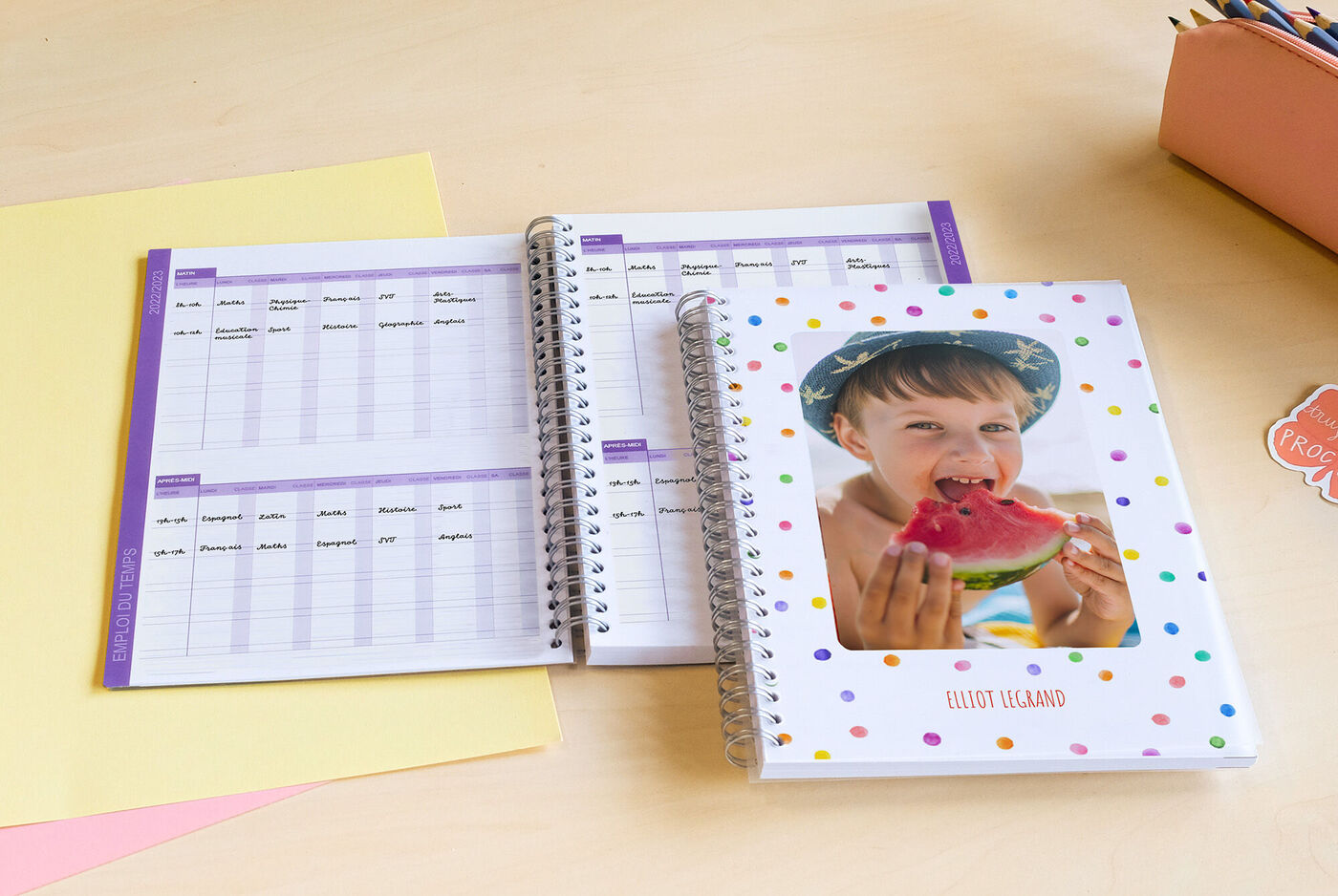 Agenda à personnaliser