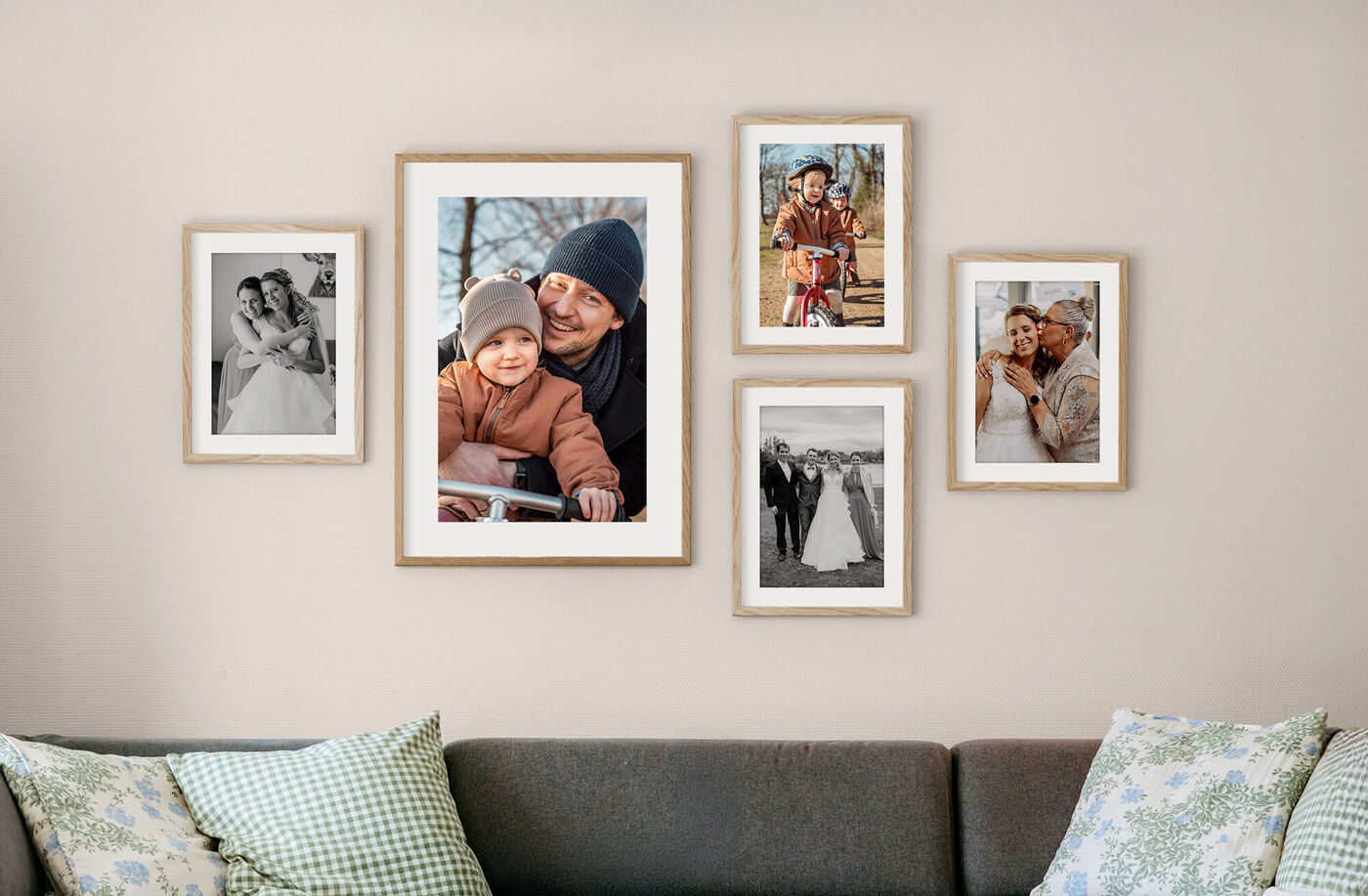 Poster avec cadres photo personnalisé