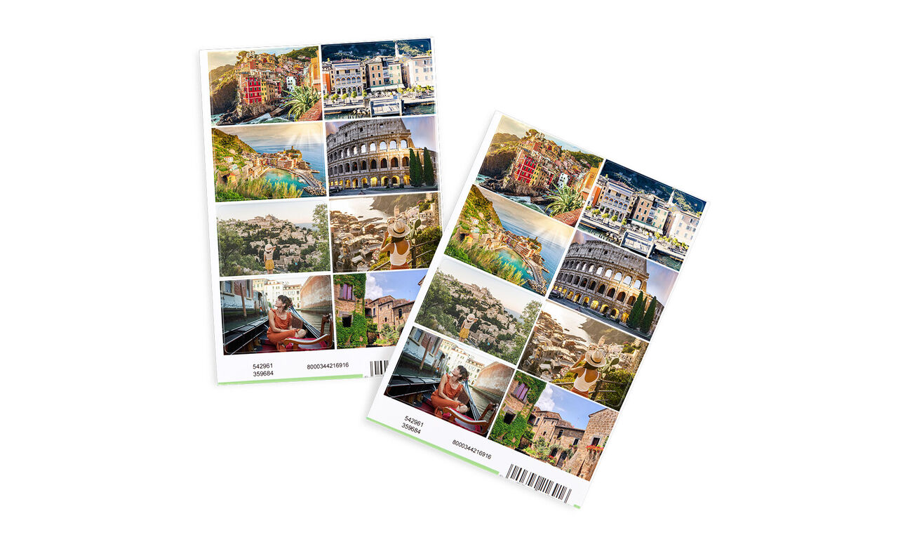 Autocollant photo personnalisé