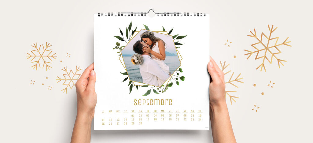 Calendrier mural personnalisé carré
