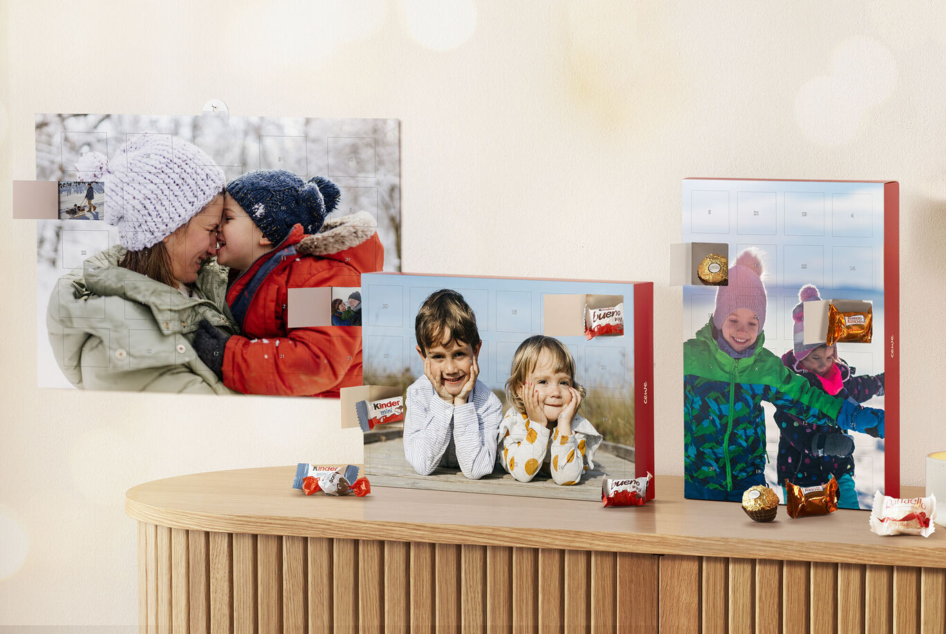 Calendriers de l'Avent avec photos d'enfants
