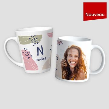 2 tasses personnalisées avec initiales