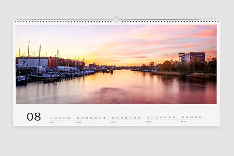 Calendrier mural XXL personnalisé