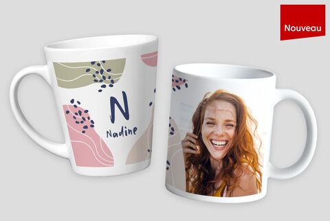 2 tasses personnalisées avec initiales