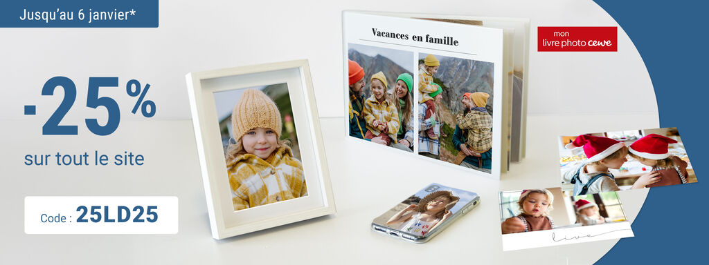 Profitez de -25% sur tout le site avec le code 25LD25. Offre valable jusqu'au 6 janvier.