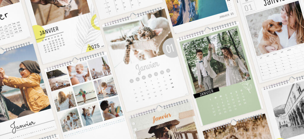 Modèles créatifs pour calendrier photo