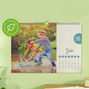 Calendrier mural avec papier recyclé