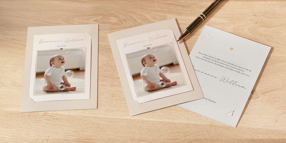 Faire-Parts Personnalisés : Cartes Photo | CEWE