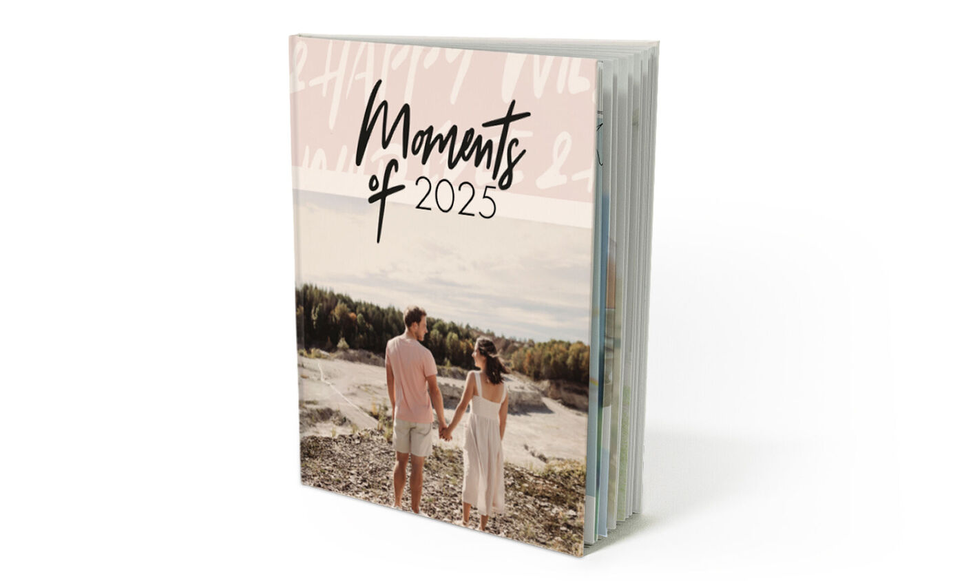 Modèle créatif de livre photo de l'année : Moments de 2025
