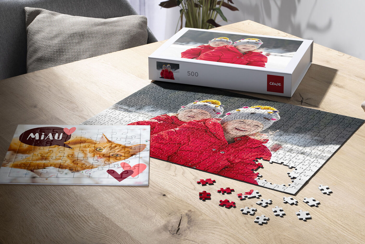 Puzzle photo premium personnalisé