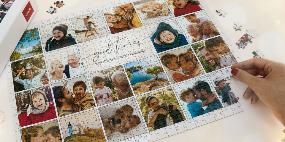 Puzzle photo CEWE avec les moments préférés