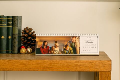 Calendrier de bureau carré