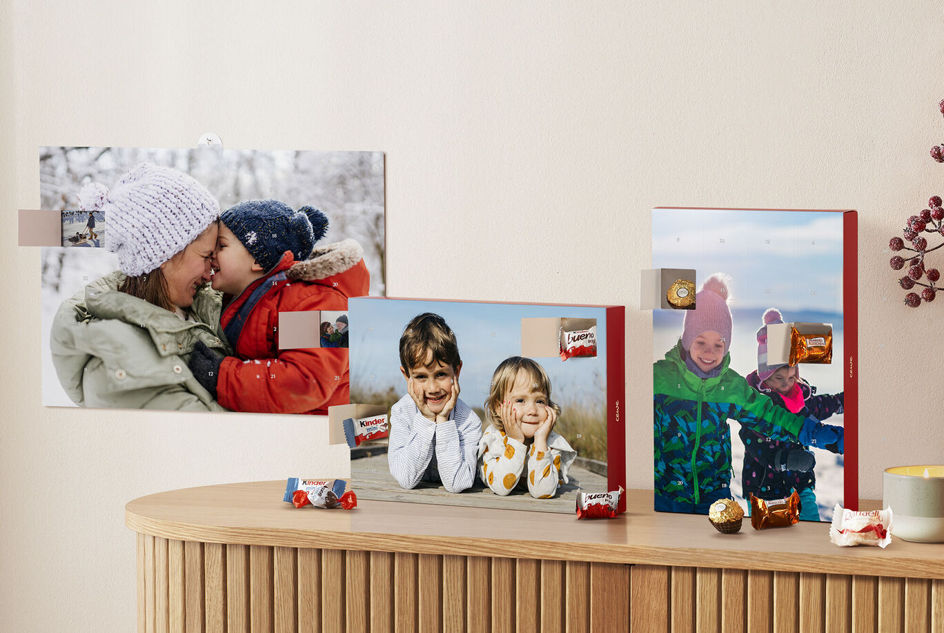 De merveilleux souvenirs dans des tableaux créatifs, décoratifs et personnels.