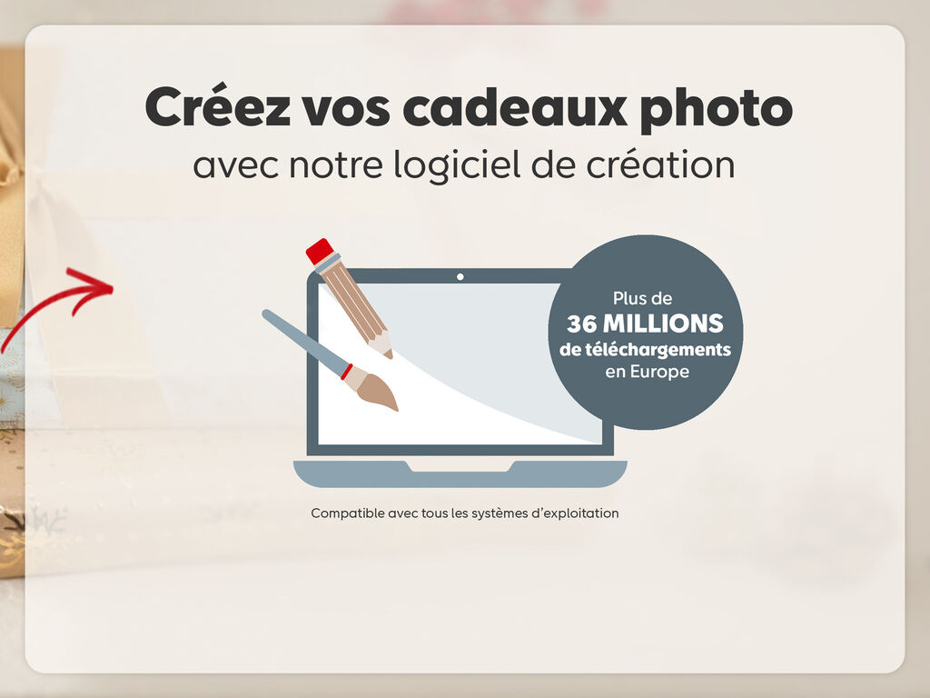 Créez vos produits photo avec la nouvelle version du logiciel de création. Plus de 36 millions de téléchargement en Europe.