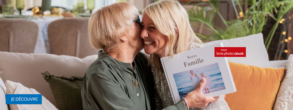 Album photo personnalisé au format A4 paysage "Notre famille"