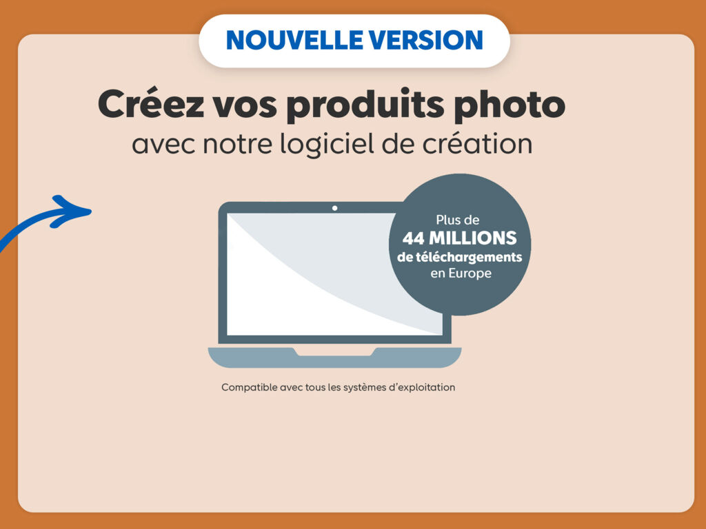 Créez vos produits photo avec a nouvelle version du logiciel de création. Plus de 44 millions de téléchargements en Europe.