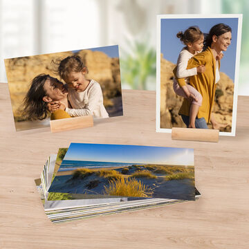 Tirages photo classique avec support en bois