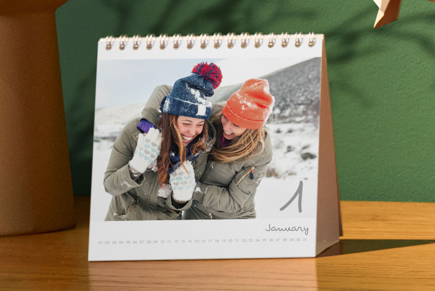 Calendrier de bureau à personnaliser