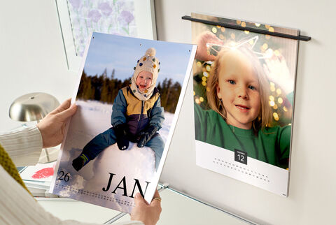 Calendrier mural fineline