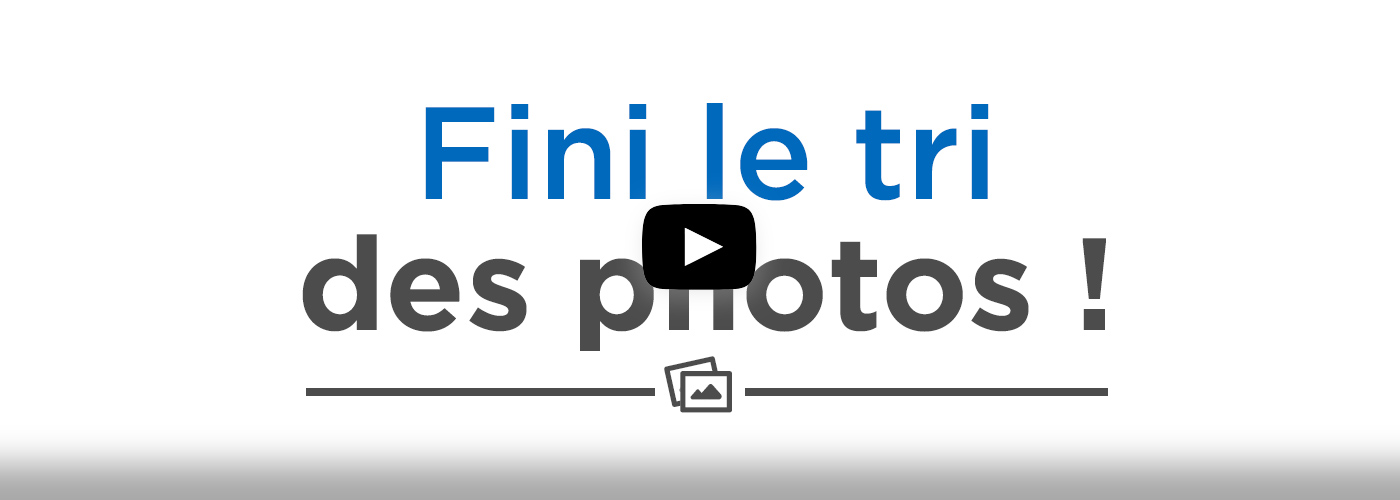 Courte vidéo sur le tri simple des photos chez CEWE.