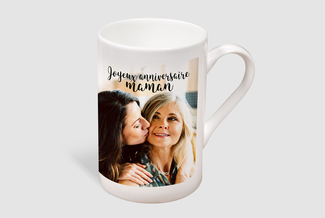 Tasse personnalisée avec un design élégant pour les mères