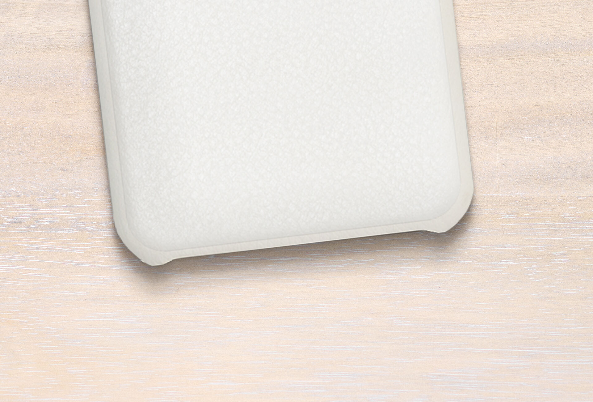 Couverture de livre photo blanche vide sur un fond clair