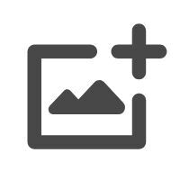 Symbole pour ajouter une image avec un signe plus
